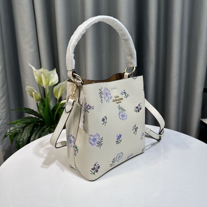 Túi Coach Town Bucket Bag With Dandelion Floral Print