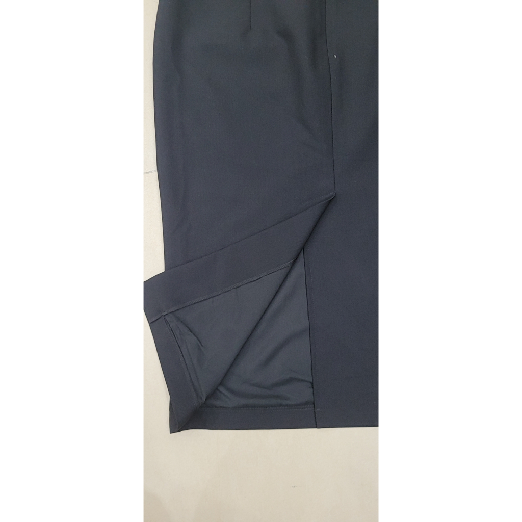 Chân Váy Bút Chì 2 Lớp có Tà Chéo V che bụng đính cúc thời trang KM1