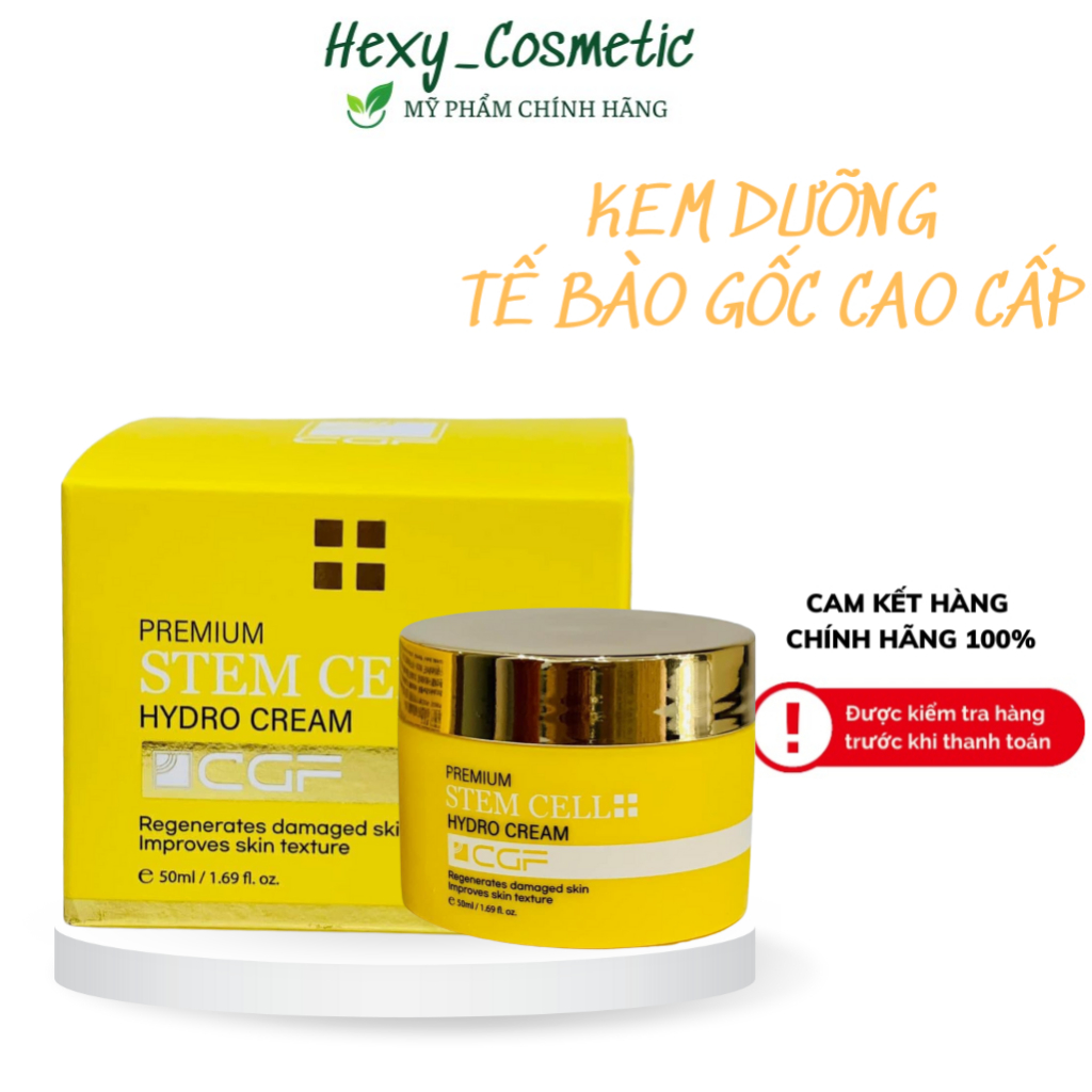 Kem dưỡng tế bào gốc CGF Hàn Quốc cao cấp, Kem dưỡng CGF dưỡng ẩm chuyên sâu phục hồi cấu trúc da (50g)