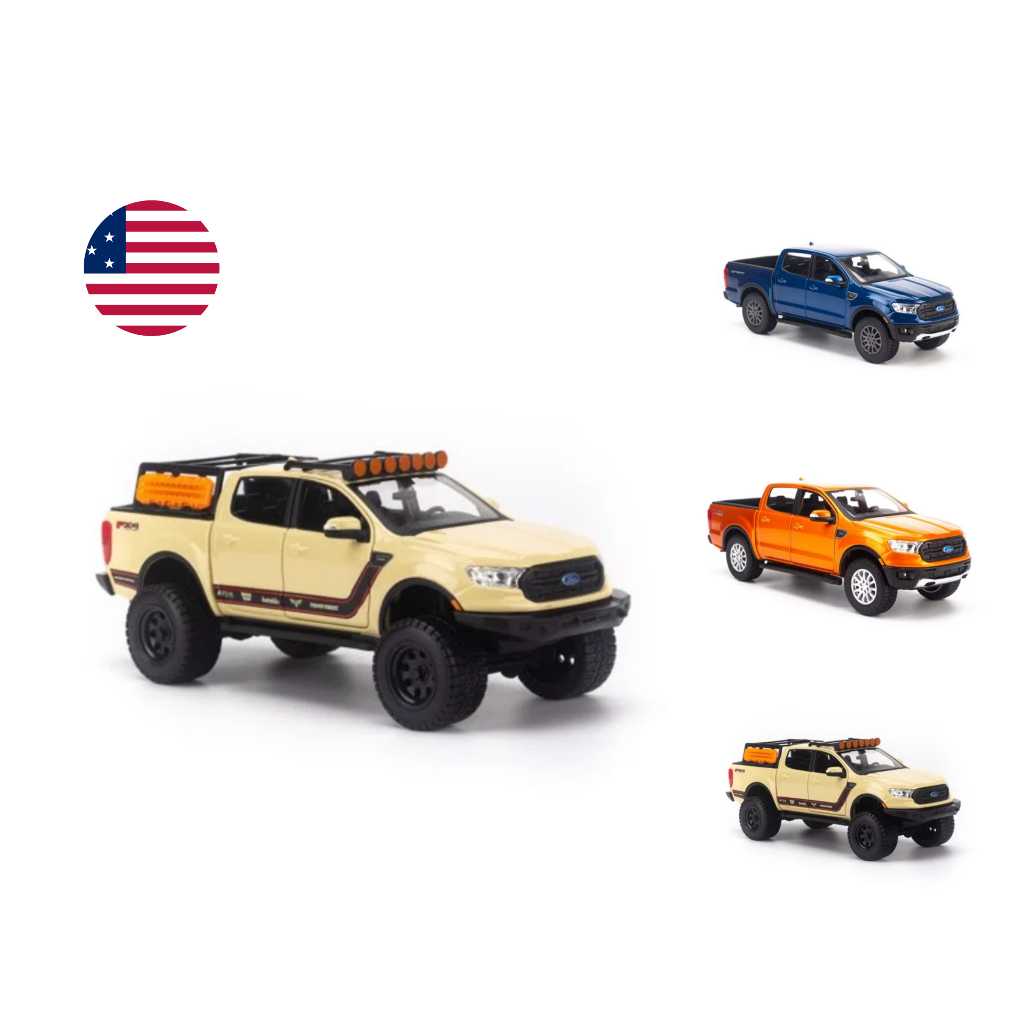 Mô hình xe Ford Ranger FX4 Sport 2019, Ranger 2019 Off Road 1:27