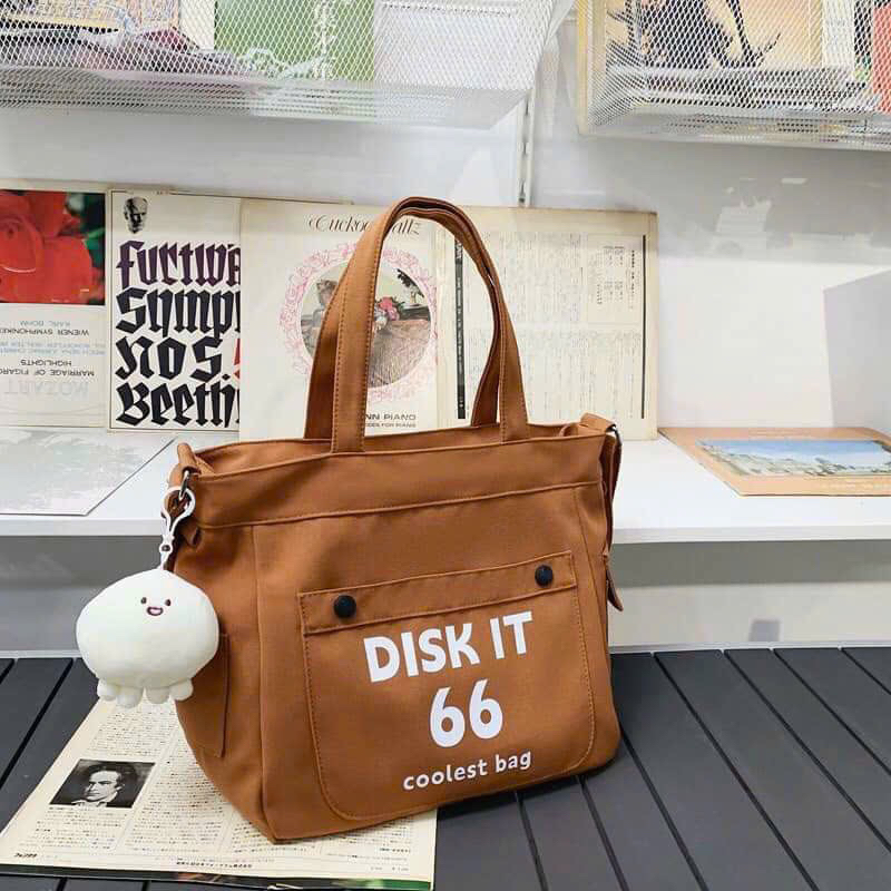 Túi Đeo Chéo Nam Nữ Phong Cách Hàn Quốc Vải Canvas Xịn Xò