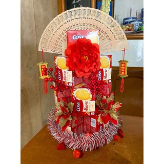 Quạt trang trí tráp, tháp bánh, tháp oản