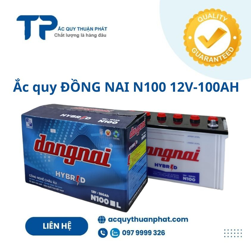 bình ắc quy đồng nai N100 12V-100ah