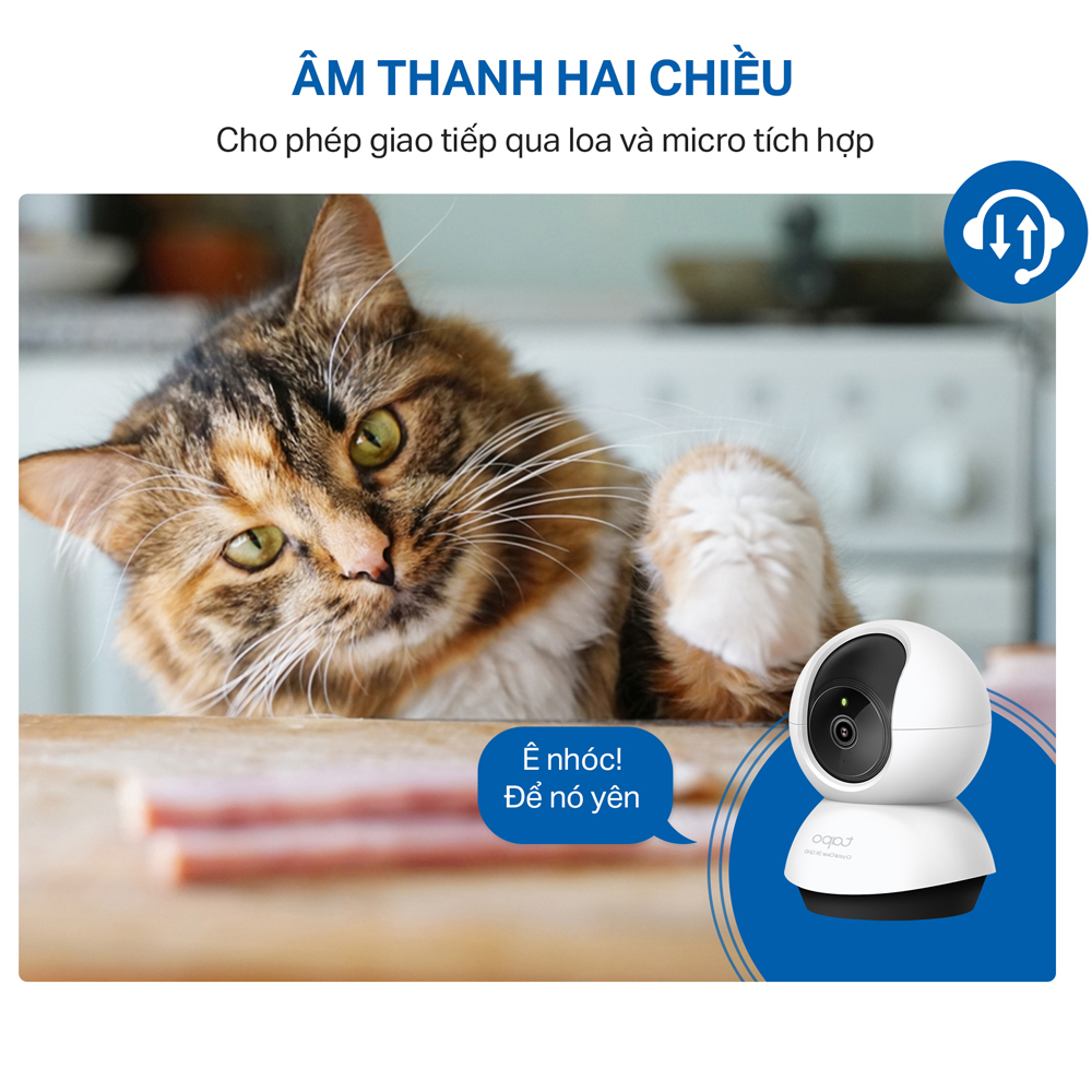 Camera Wifi TP-Link Tapo C210  Full HD 2MP/3MP/2K QHD 360 độ Giám Sát An Ninh