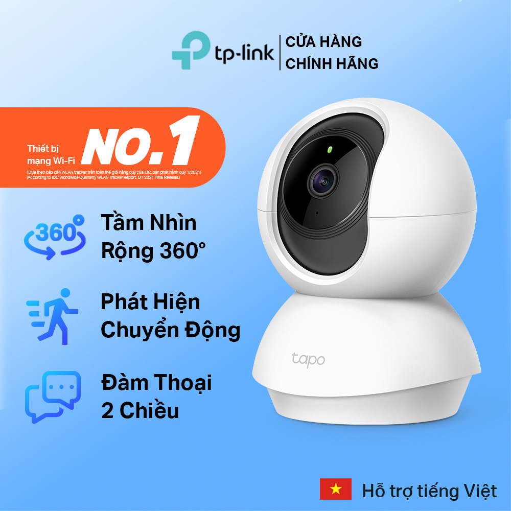 Camera Wifi TP-Link Tapo C210  Full HD 2MP/3MP/2K QHD 360 độ Giám Sát An Ninh