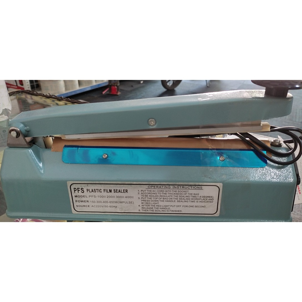 Máy ép nhiệt 200mm - máy ép hàn miệng túi  - máy hàn miệng bao bì nilon