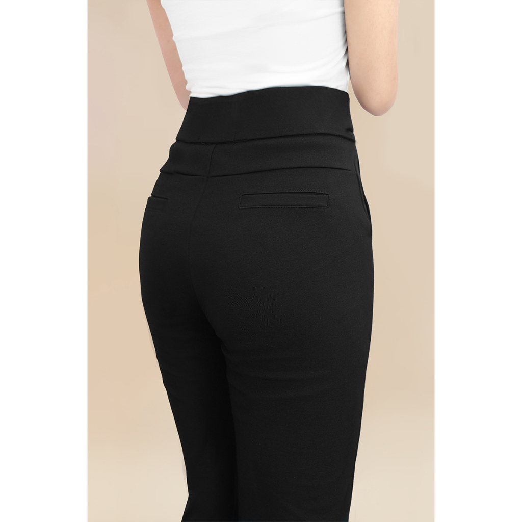 Quần Legging Nữ Trơn Luperi LP551 Cạp Cao Nâng Mông Chất Liệu Vải Umi Co Giãn Thoải Mái Không Bai Không Xù