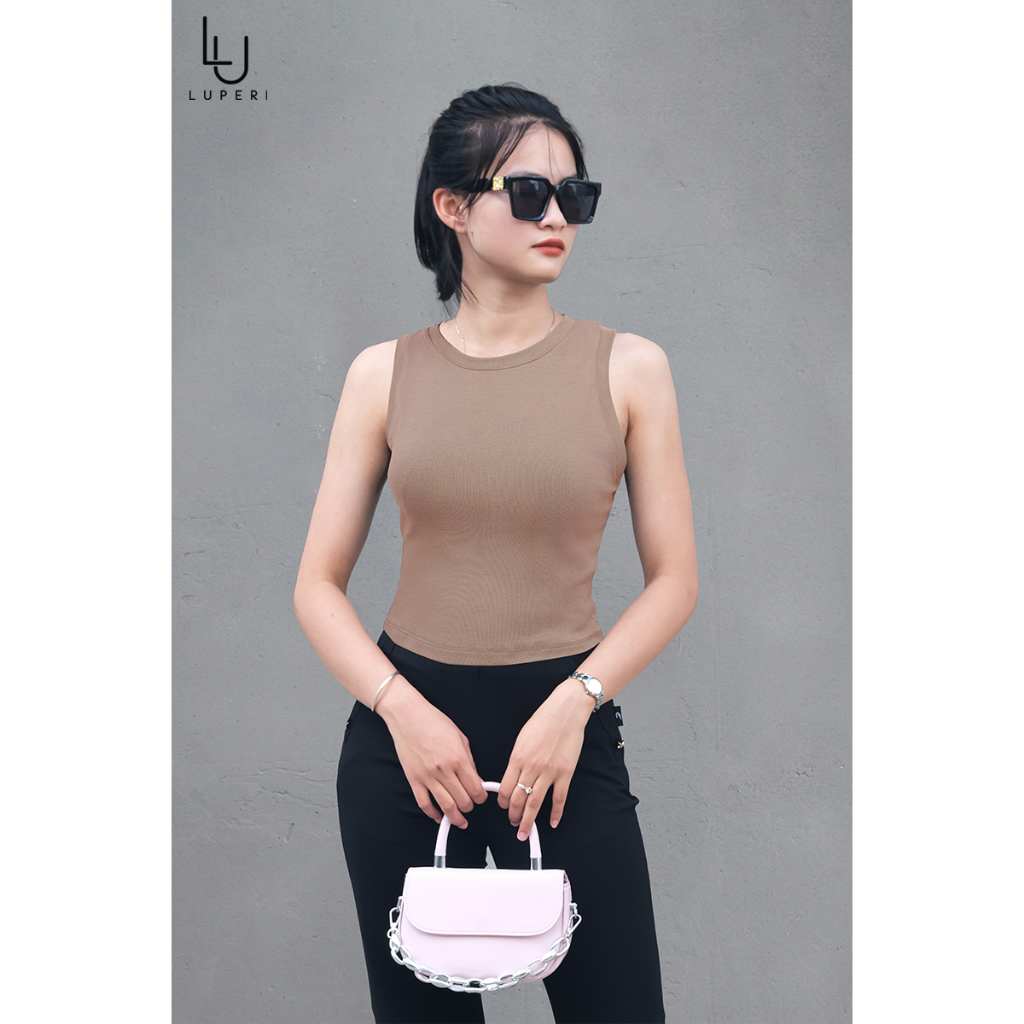 Áo Tanktop Trơn Luperi LFBL1501 Chất Liệu Cotton Cao Cấp Mềm Mại Thoáng Mát Thấm Hút Mồ Hôi