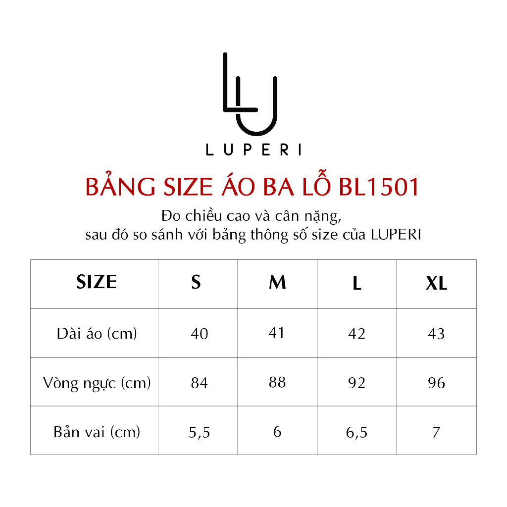 Áo Tanktop Trơn Luperi LFBL1501 Chất Liệu Cotton Cao Cấp Mềm Mại Thoáng Mát Thấm Hút Mồ Hôi