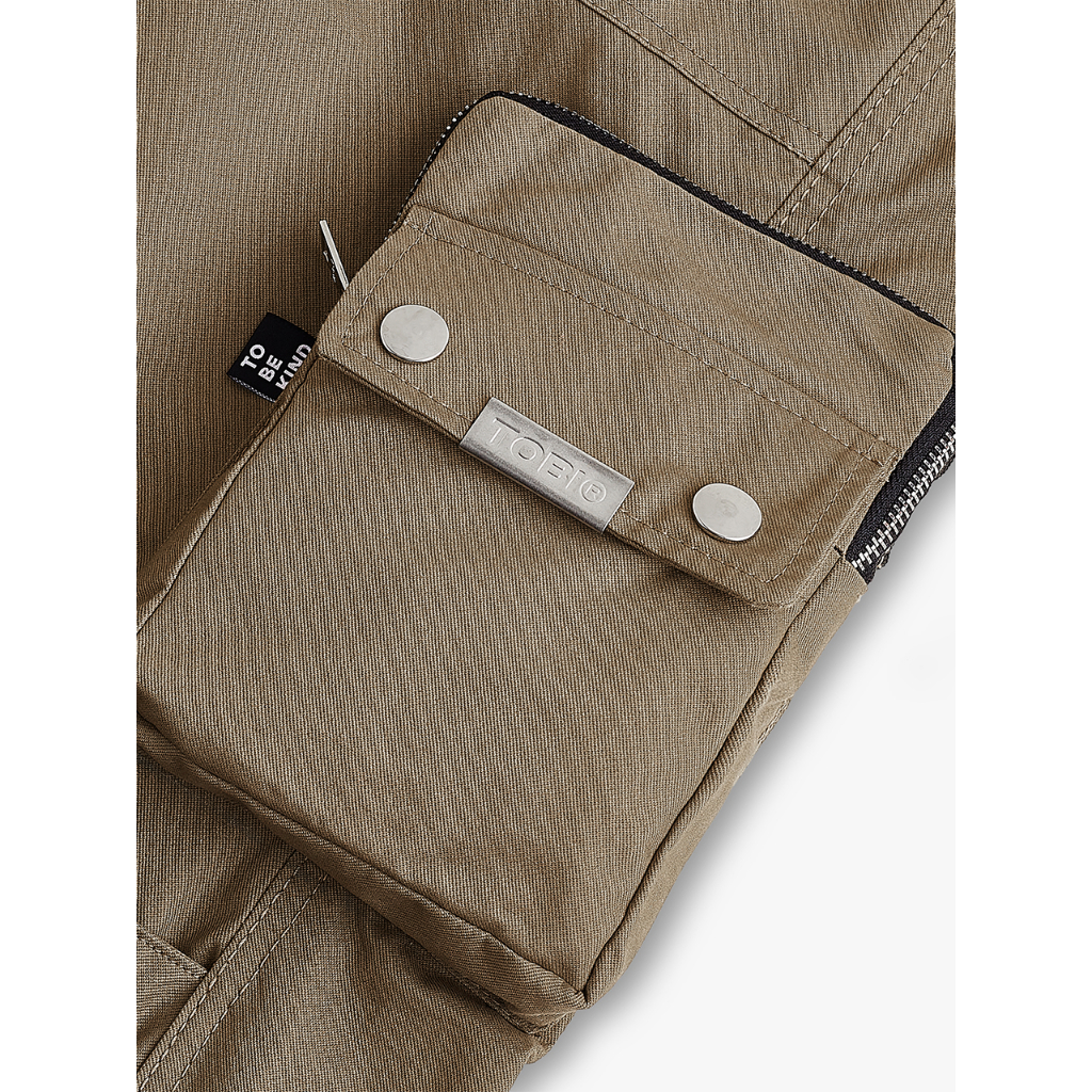 Quần túi hộp ống rộng TOBI - Snap Cargo Pant