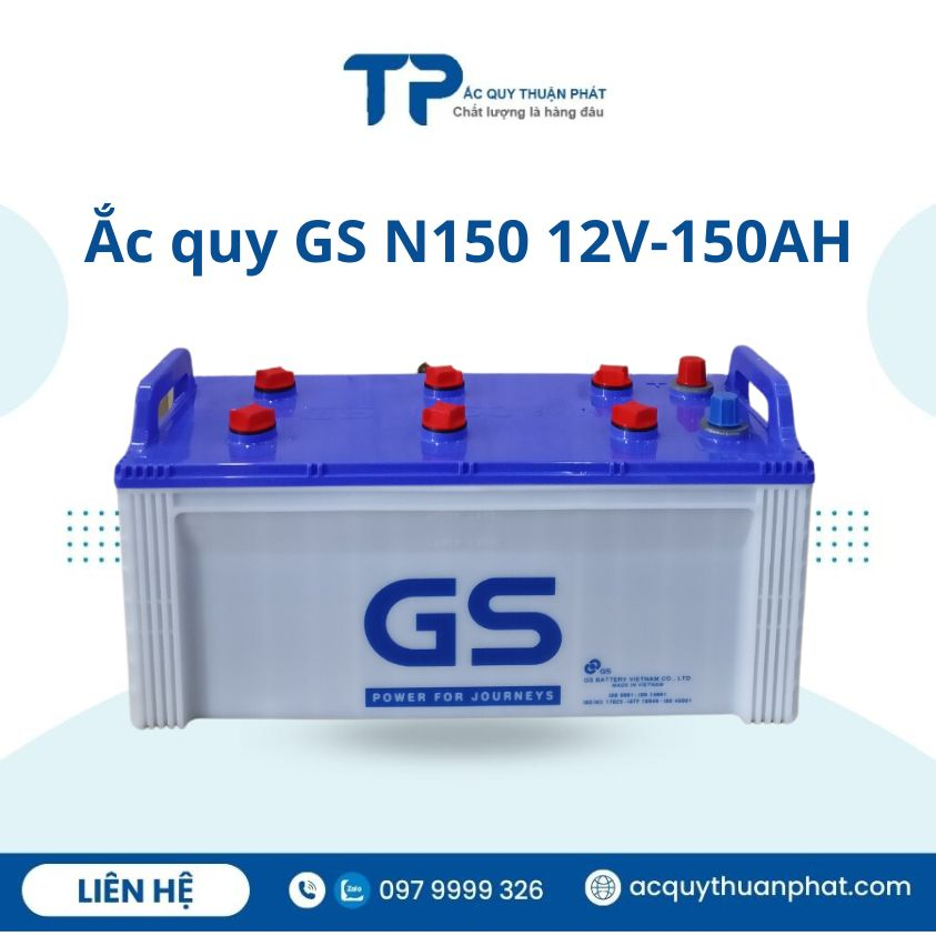 Bình ắc quy Gs N150 12V-150ah