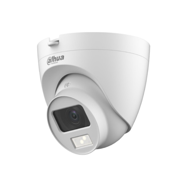 Camera Dome ốp trần HDCVI hồng ngoại 2.0MP ánh sáng kép, có màu ban đêm, tích hợp mic, DAHUA DH-HAC-HDW1200CLQP-IL-A