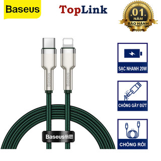 Dây Cáp Sạc Nhanh Type C To 20W Cho IP12/11/XR/XS/X,tablet táo Hãng Baseus CATLJK Chống Gãy Siêu Bền