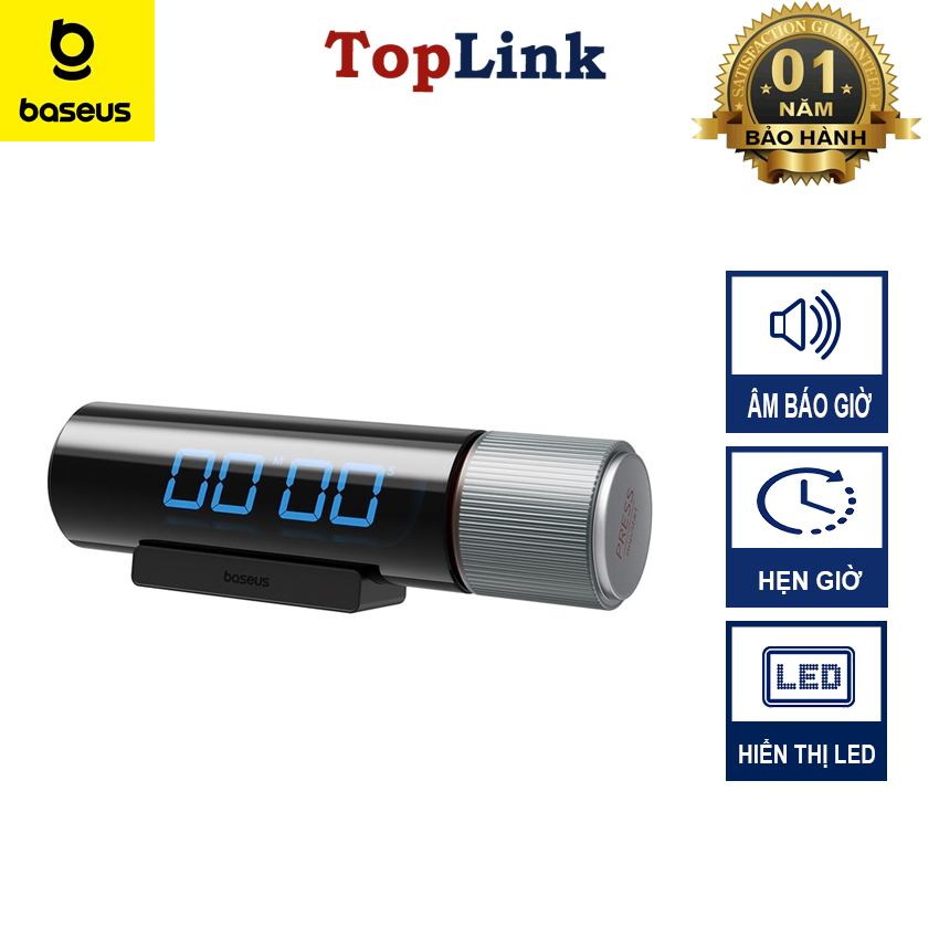 Đồng Hồ Báo Thức Baseus Hẹn Giờ Đếm Ngược Màn Hình Kỹ Thuật Số Heyo Series Magnetic Countdown Timer