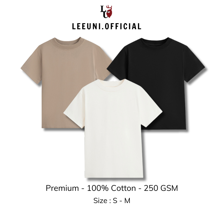 Áo Baby Tee Nữ Local Brand LeeUni Form Nhỏ Chất Vải 100% Cotton 250GSM