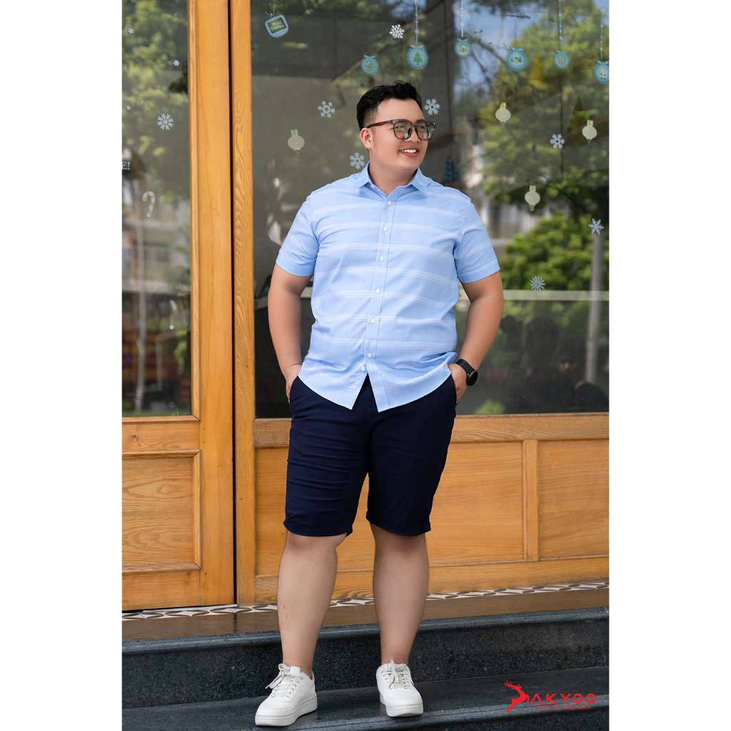 Quần Sooc Thun Big Size Nam 80-140kg AKYOO Vải Thun Co Giãn, Thoải Mái - SK THAN