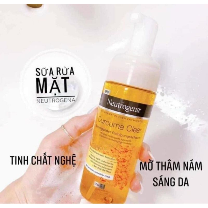 sữa rửa mặt nghệ neutrogena 150ml