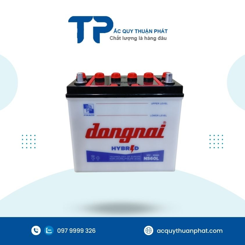 Bình ắc quy đồng nai NS60 12V-45ah