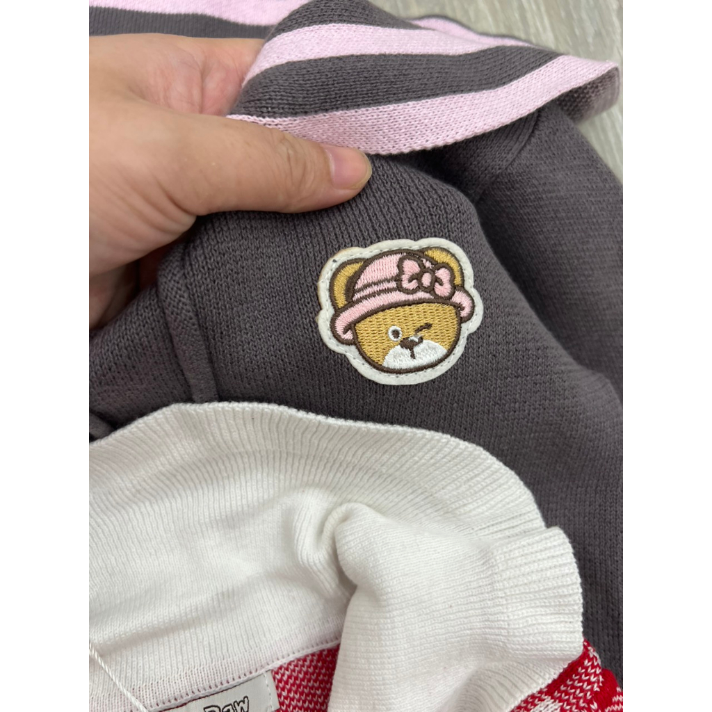 Set váy len bé gái Paw in paw 2 màu