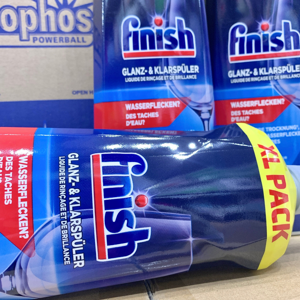 Nước làm bóng bát đĩa Finish 800ml- 1200, 400, Muối rửa bát, Dung dịch Vệ Sinh, Finish Nhật,Dùng cho máy rửa bát