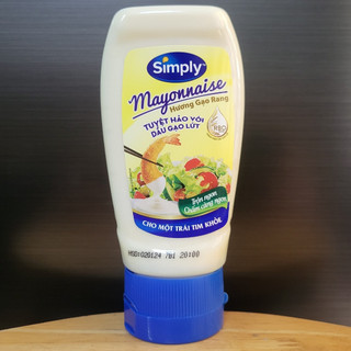 Simply - chai gạo rang 230g - sốt mayo hương gạo rang / mayonnaise with fried rice flavor