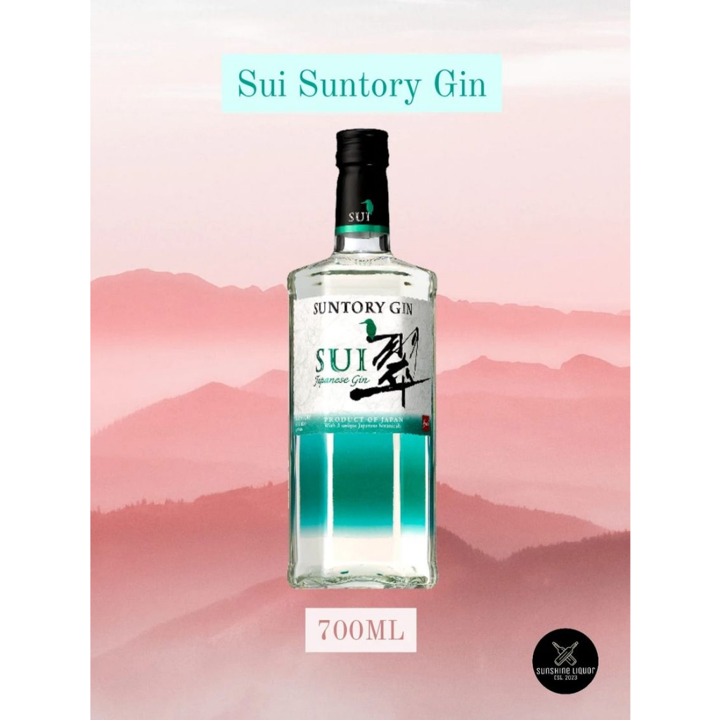 SUNTORY SUI GIN 700ml (mua 2 chai tặng 6 ly)