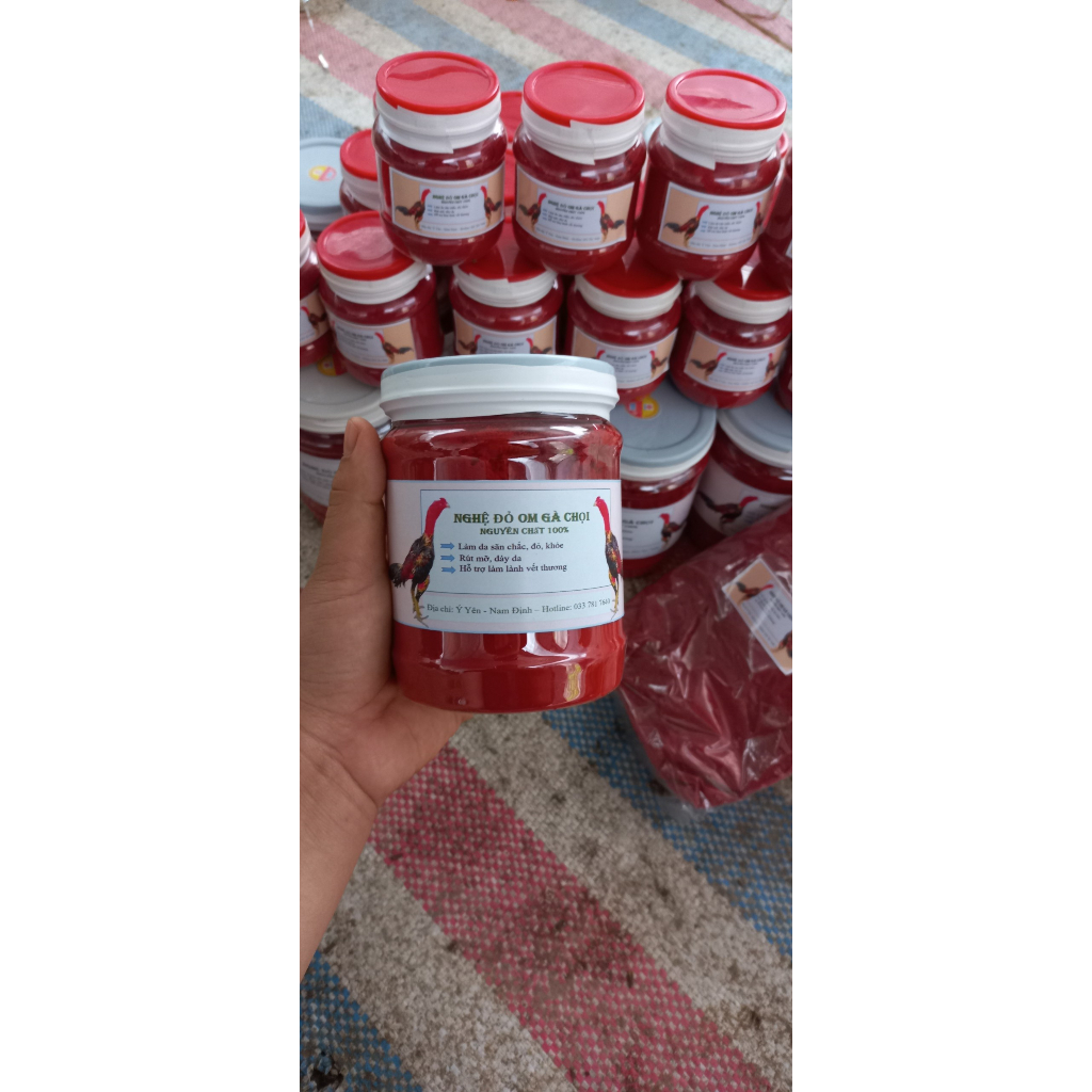 BỘT NGHỆ ĐỎ NGUYÊN CHẤT 100% CHO GÀ ĐÁ