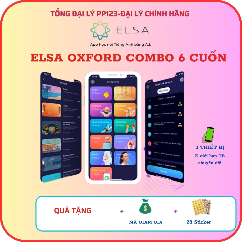 ELSA OXFORD COMBO TRỌN BỘ 6Q - Tiếng Anh thương mại