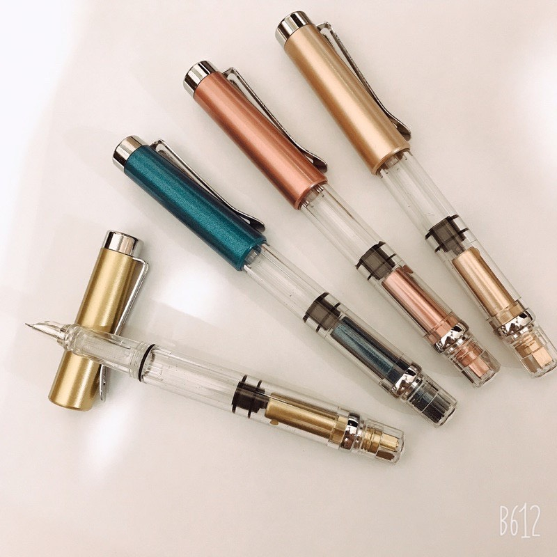 Bút Máy Luyện Chữ T09, Ngòi Kinh Tinh Lá Tre loại 1,Tạo Nét Thanh Nét Đậm Tự Nhiên, Không Rỉ