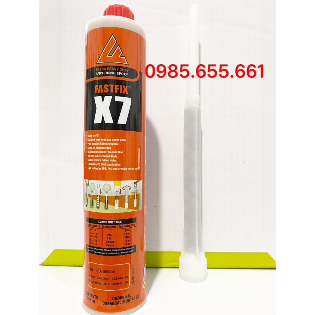 KEO KHOAN CẤY THÉP FASTFIX X7