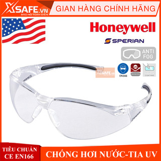 Kính bảo hộ lao động Honeywell  A800 - Mắt kính chính hãng chống bụi, chống trầy xước, tia cực tím