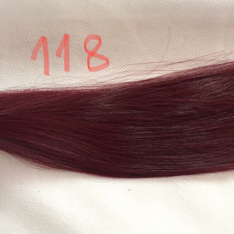 TG-tóc giả 25cm may tóc ,làm wig cho búp bê nhiều màu sắc