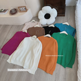 Áo Len trơn lông thỏ (3205) - MIDISTORE