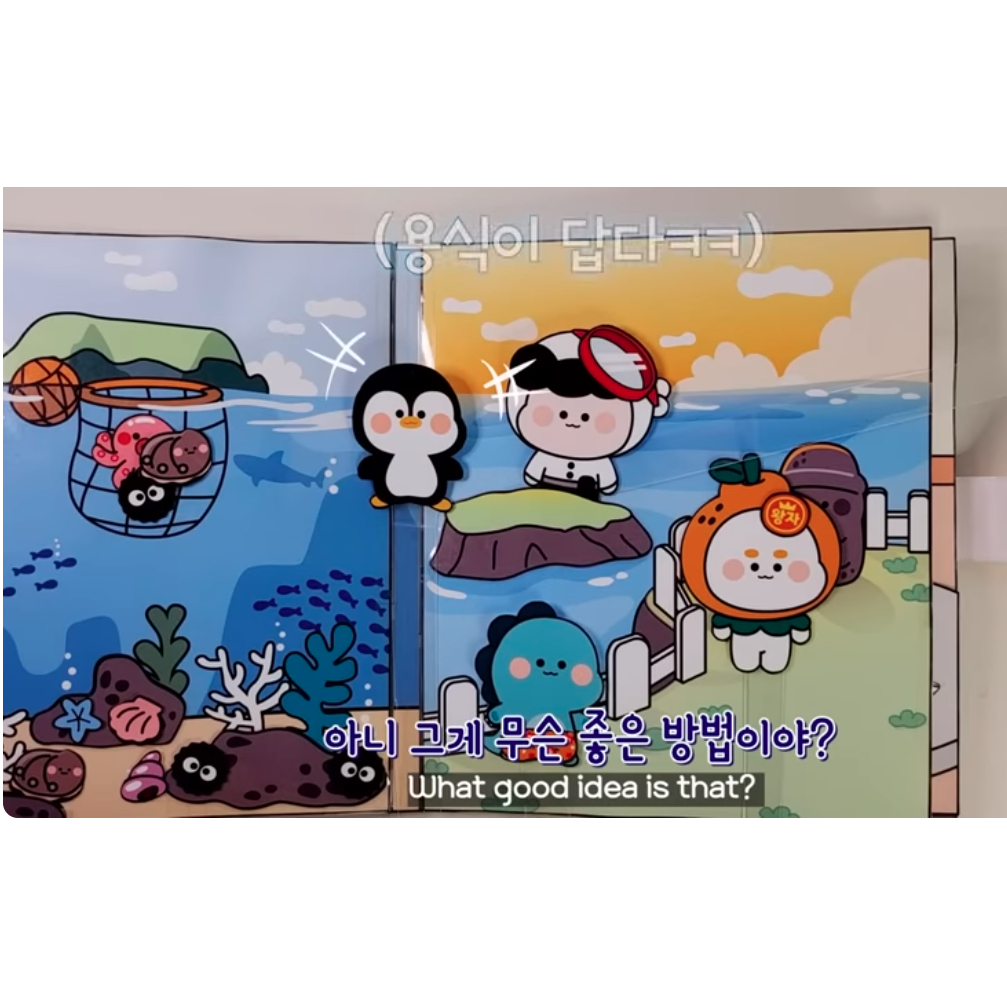 Squishy Búp bê giấy Chuyến dã ngoại trên đảo  Jeju-Happyfunny