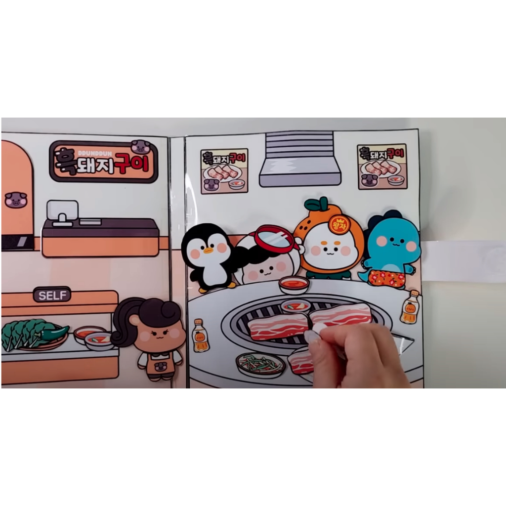 Squishy Búp bê giấy Chuyến dã ngoại trên đảo  Jeju-Happyfunny