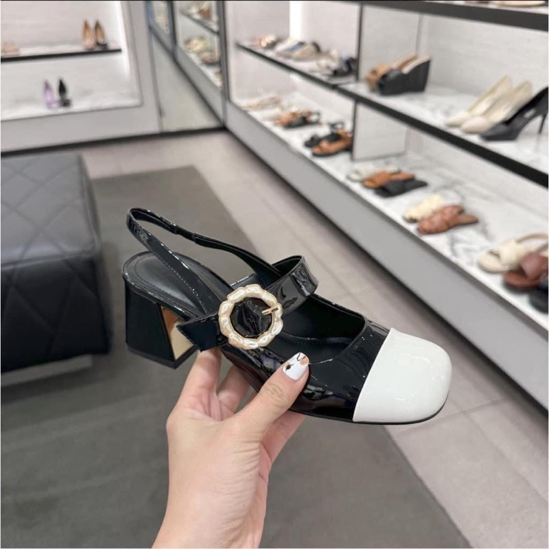 MÃ 2187 GIẦY BÚP BÊ C.,K ĐÁ HOA CAO 6P