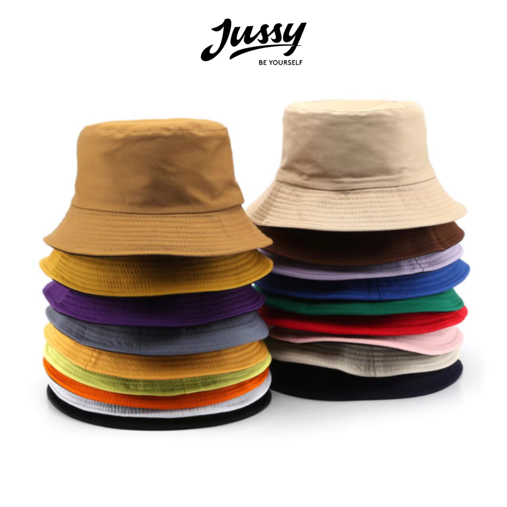 Mũ Bucket Tai Bèo Trơn 2 Mặt 2 Màu Tiện Lợi Chất Vải Kaki Dày Mịn Thoáng Mát Phong Cách Ulzzang Form Unisex