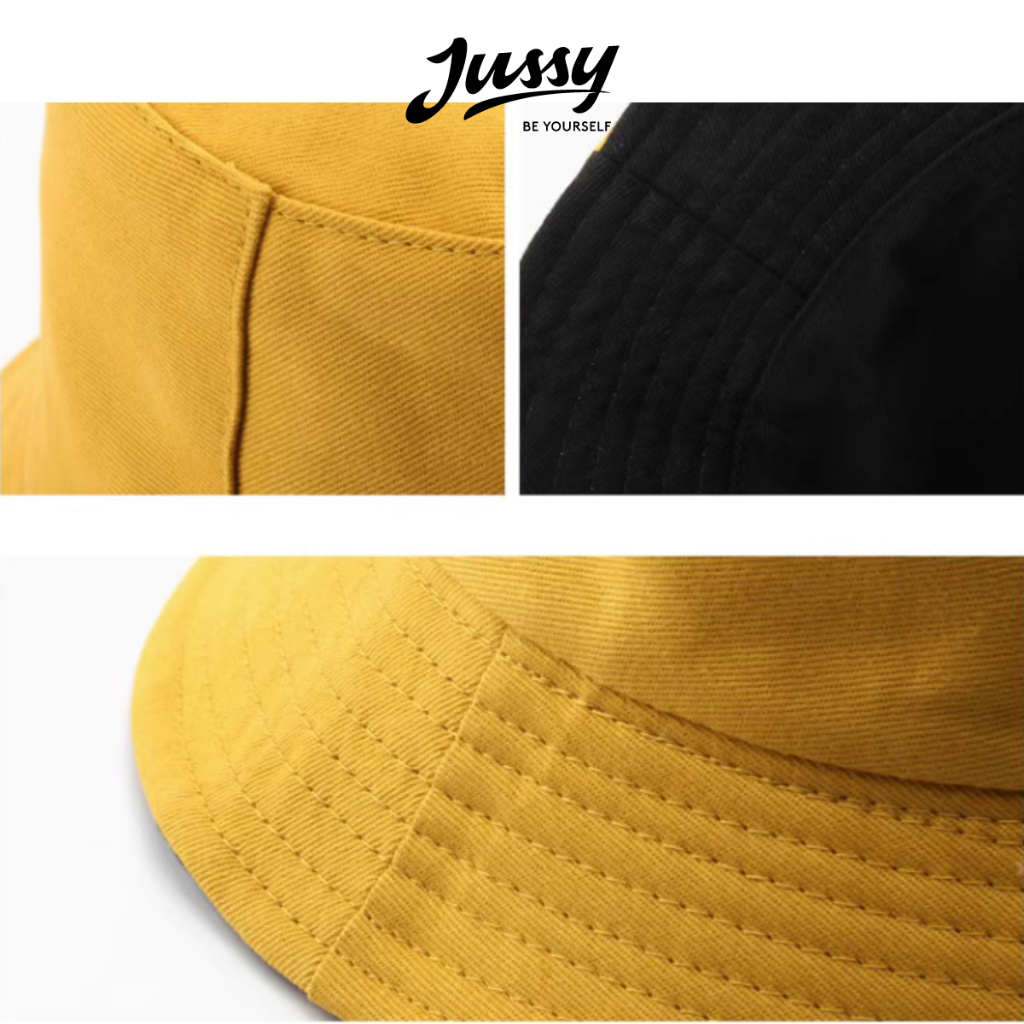 Mũ Bucket Tai Bèo Trơn 2 Mặt 2 Màu Tiện Lợi Chất Vải Kaki Dày Mịn Thoáng Mát Phong Cách Ulzzang Form Unisex