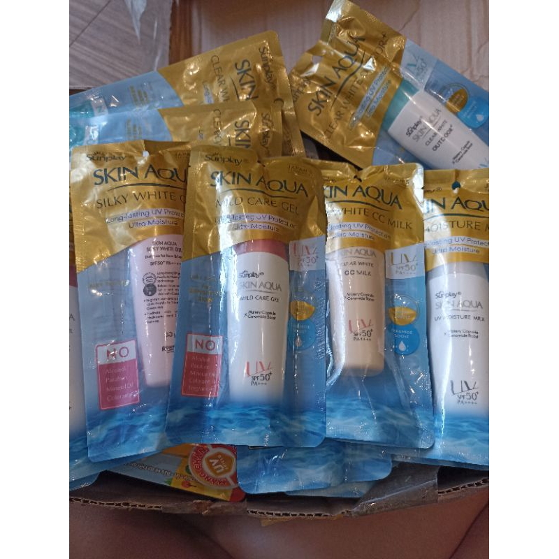 Sữa Chống Nắng Dưỡng Da Sunplay Skin Aqua SPF50+/PA++++ hàng mẫu siêu thị