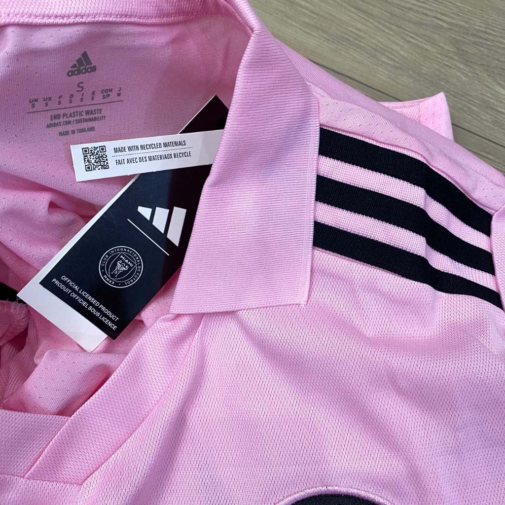 Bộ quần áo bóng đá MIAMI hồng 2024 F1 thun mè thái cao cấp FLG thêu chuẩn đẹp, size to Châu Âu