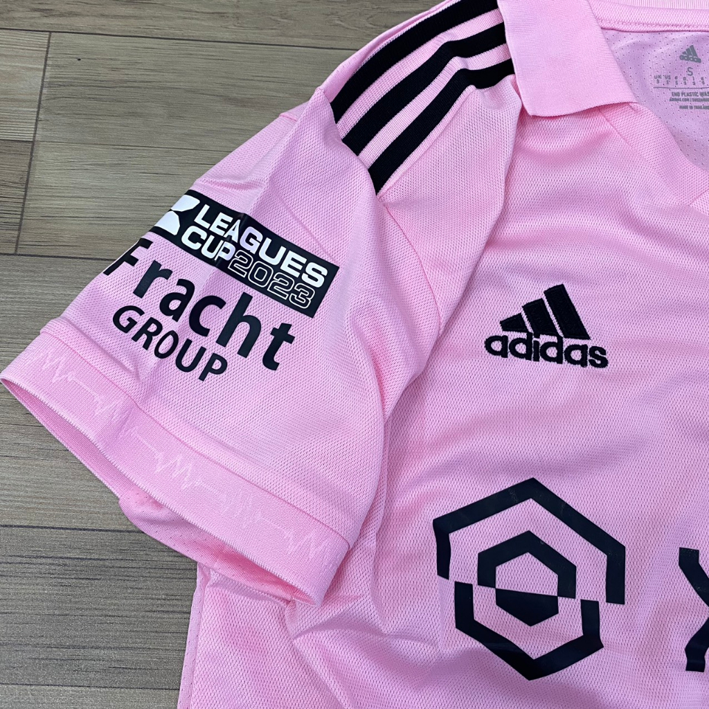 Bộ quần áo bóng đá MIAMI hồng 2024 F1 thun mè thái cao cấp FLG thêu chuẩn đẹp, size to Châu Âu