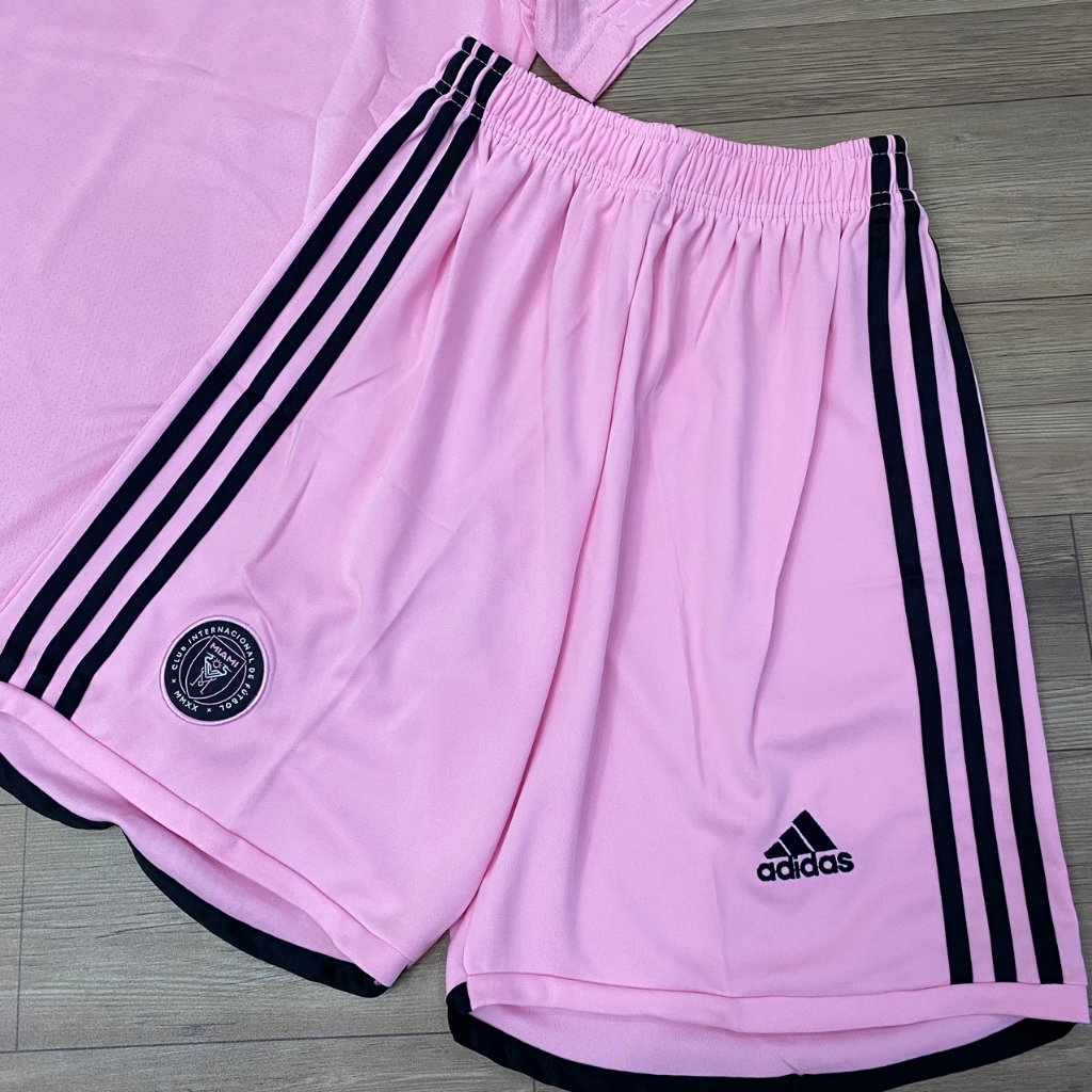 Bộ quần áo bóng đá MIAMI hồng 2024 F1 thun mè thái cao cấp FLG thêu chuẩn đẹp, size to Châu Âu