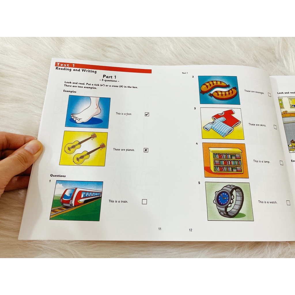 Bộ test gộp starters movers flyers 1 đến 4