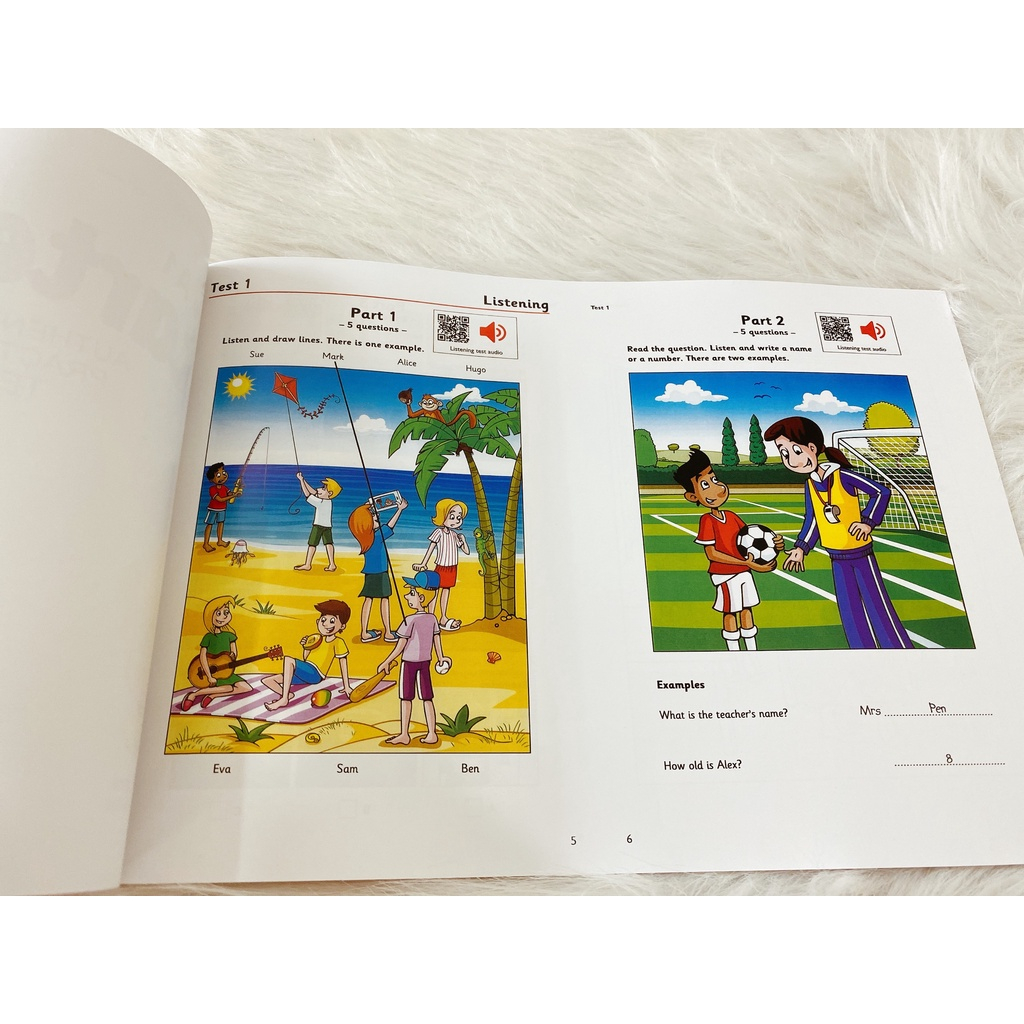 Bộ test gộp starters movers flyers 1 đến 4