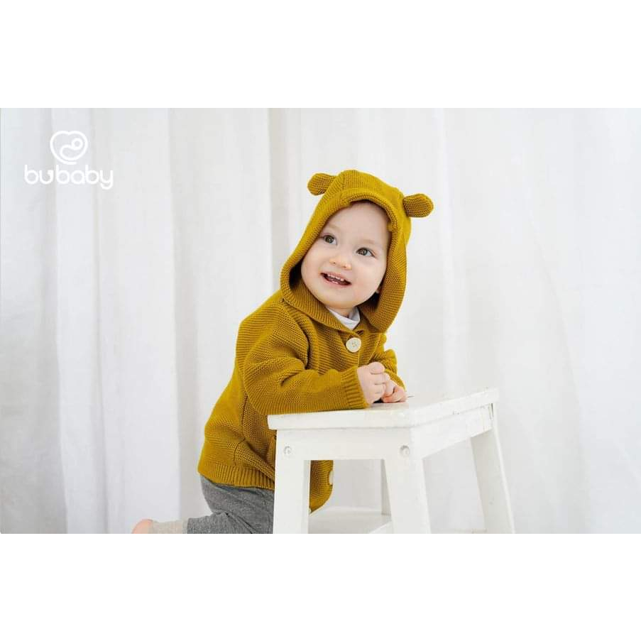 Áo khoác len có mũ cho bé trai, bé gái BU Baby | Quần áo BU Baby chính hãng Bu Baby