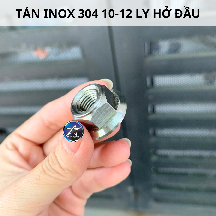 TÁN 304 HỞ ĐẦU/BÍT ĐẦU 10 LY - 12 LY - 14 LY