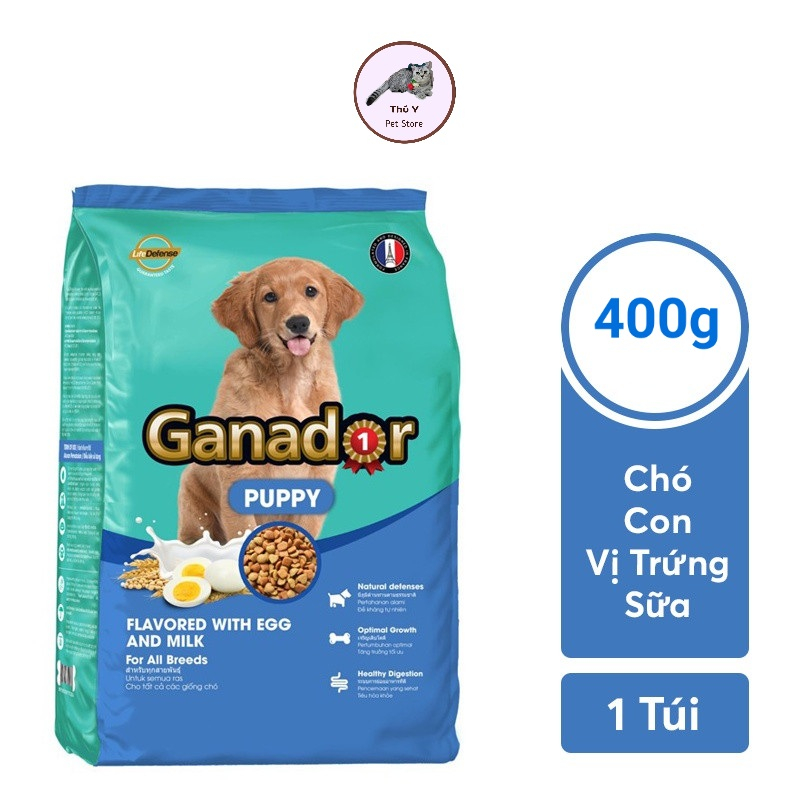 Thức ăn cho chó Ganador 400g chó lớn, chó con