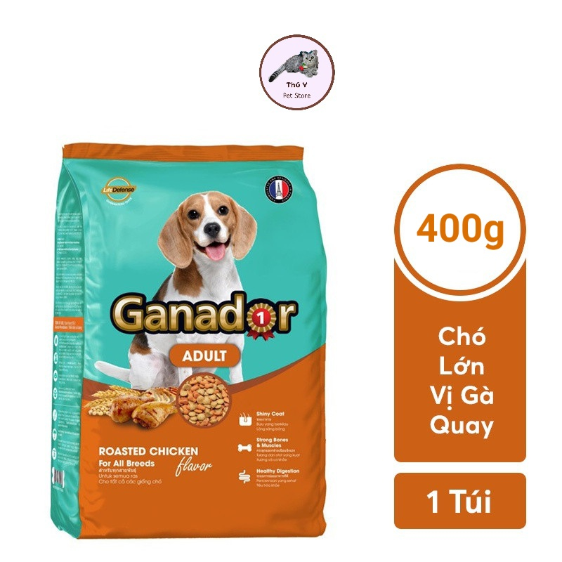 Thức ăn cho chó Ganador 400g chó lớn, chó con