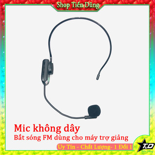 Mic không dây đa năng bắt sóng FM cho máy trợ giảng sử dùng sóng đài FM rất dễ sử dụng