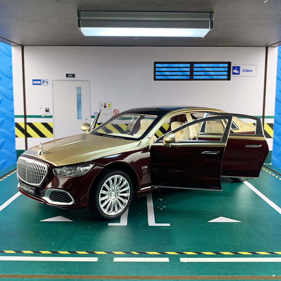 Mô hình xe kim loại Mercedes Maybach S680 tỉ lệ 1:24 XHD